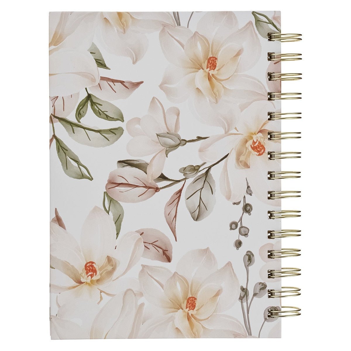 All Things for Good White Magnolia Spiral Journal | Journals | 2