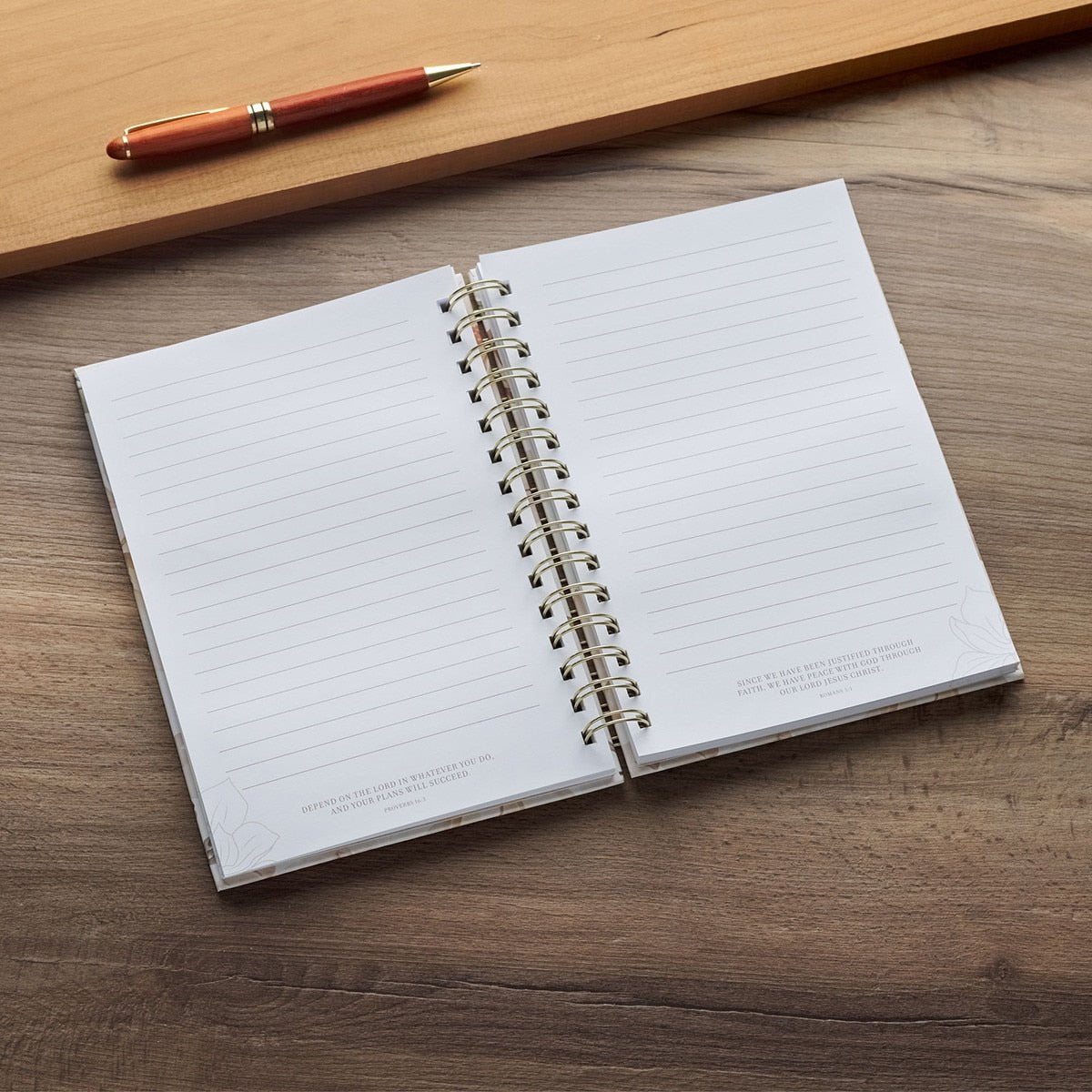 All Things for Good White Magnolia Spiral Journal | Journals | 4