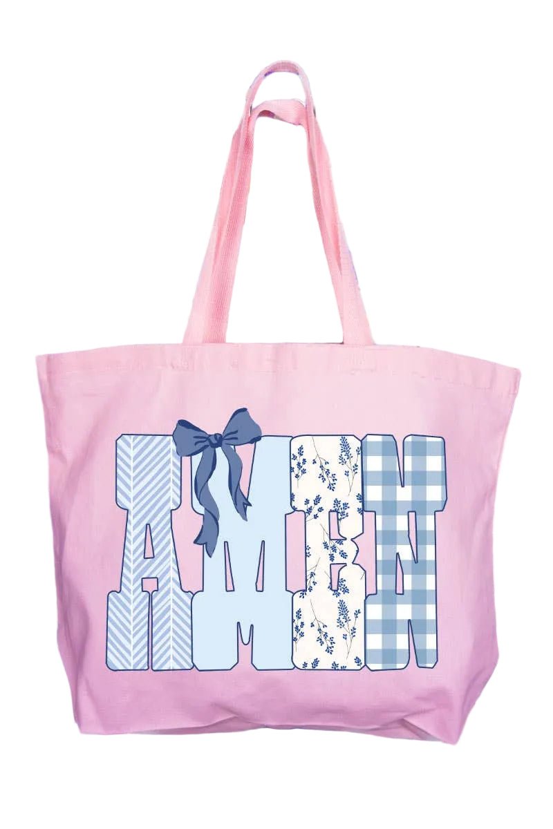 “Amen” Canvas Jumbo Tote Bag | Bags | 1
