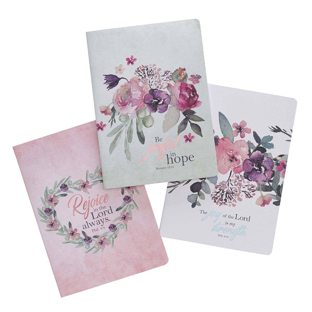 Be Joyful in Hope Large Notebook Set – Romans 12:12 | Notebooks | 4