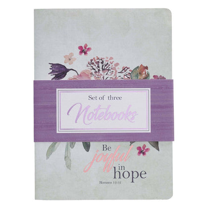 Be Joyful in Hope Large Notebook Set – Romans 12:12 | Notebooks | 1