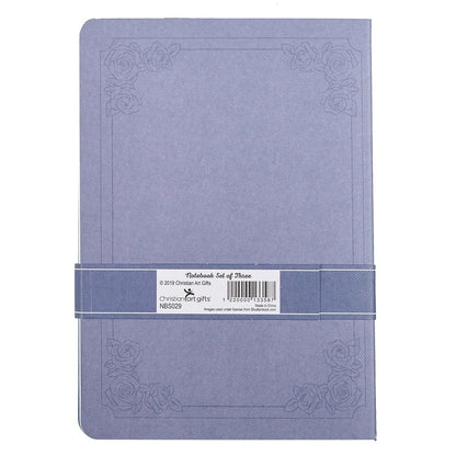 Be Still and Know Floral Notebook Set (3 - Pack) | Notebooks | 2