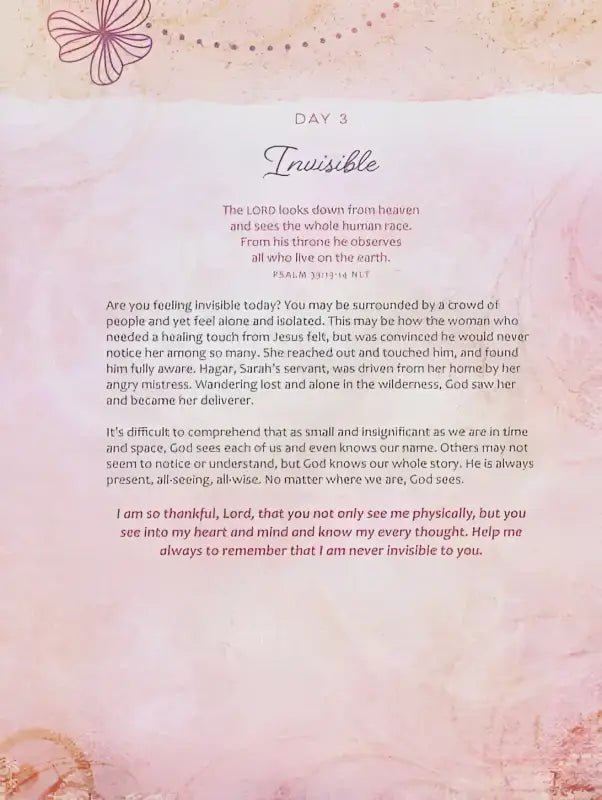 Be Still and Know Ziparound Faux Leather Devotional - Devotionals page devotional book