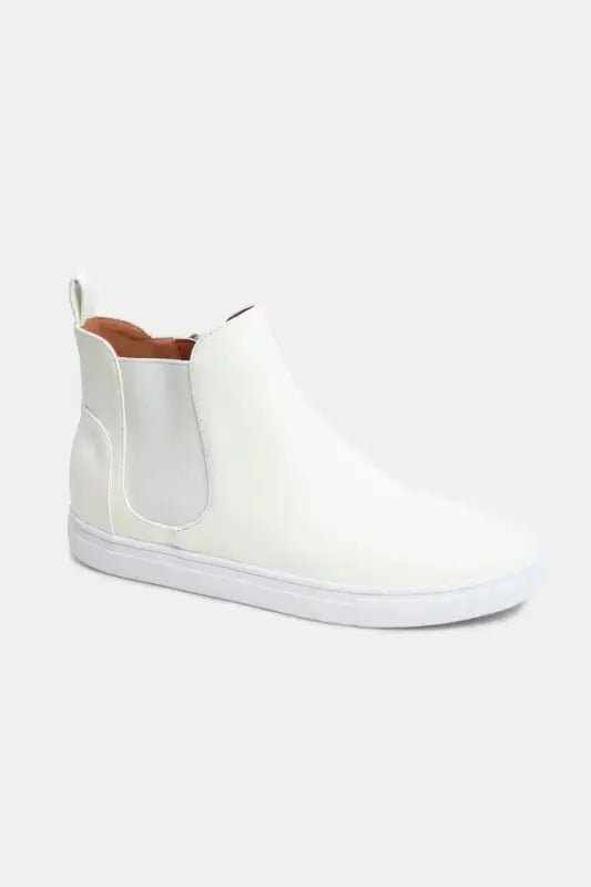 Beast Fashion Faux Suede Elastic Side Panel Sneakers - Shoes