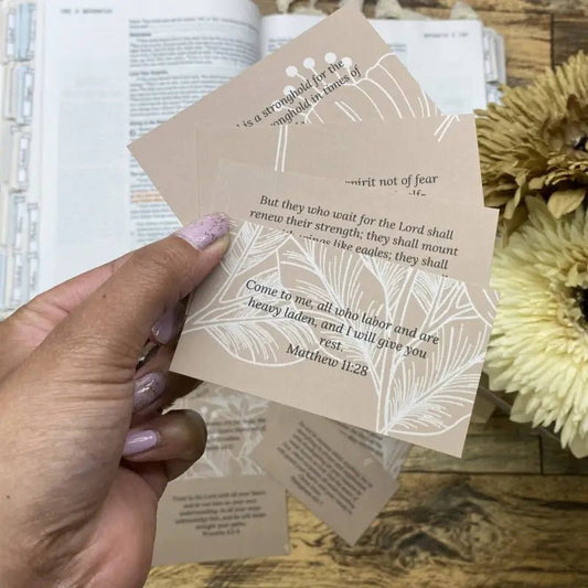 Calming Prayers Pocket-Sized Scripture Cards - Prayer Cards