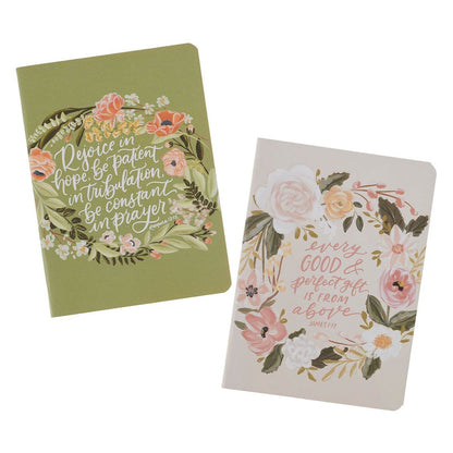 Christian Floral Notebook Set (2 - Pack) | Notebooks | 5