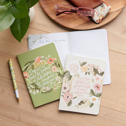 Christian Floral Notebook Set (2 - Pack) | Notebooks | 4