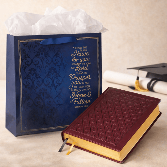 Christian Graduation Bible Gift Set – KJV Large Print Note - Taking Bible with Gift Bag | Bibles | 1