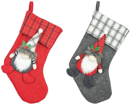 Christmas Gnome Stockings - Stockings