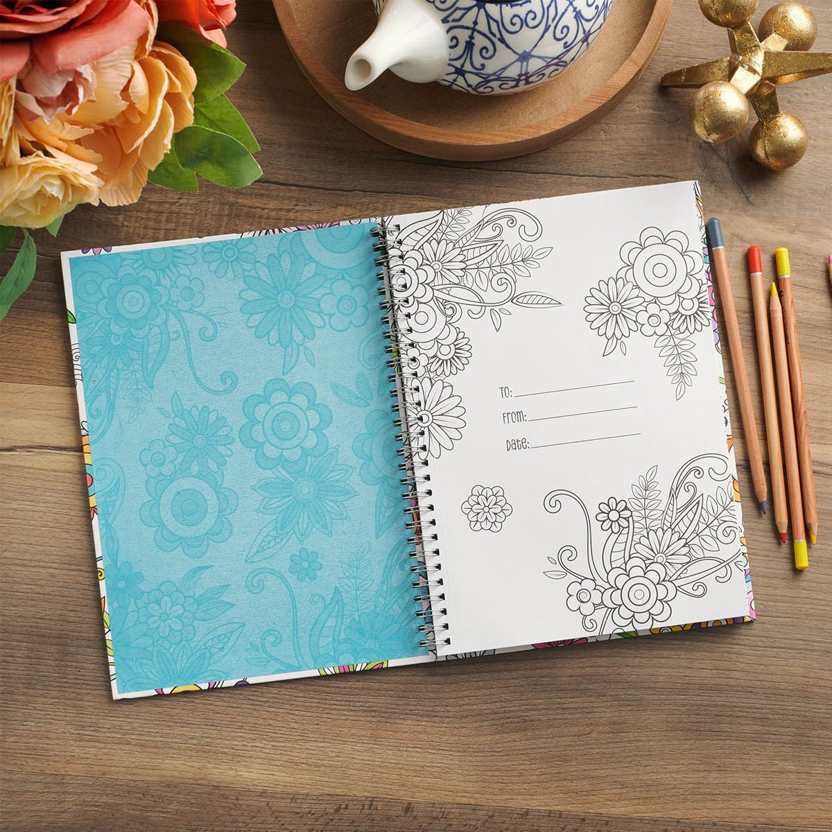 Coloring Through the Psalms Spiral Coloring Book | Coloring Books | 3