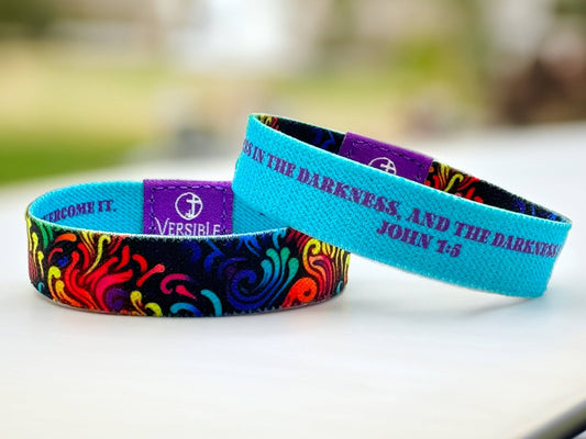 Coral Reef - John 1:5 Wristband | 2FruitBearers