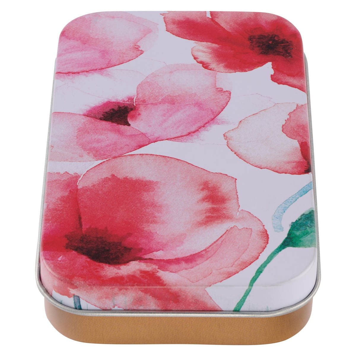 Courage Dear Heart Coral Poppies Key Ring | Keychains | 3