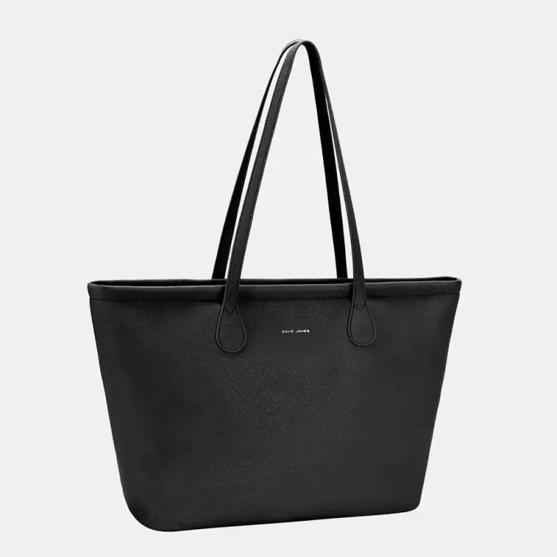 David Jones PU Leather Tote Bag - Black / One Size - Bags