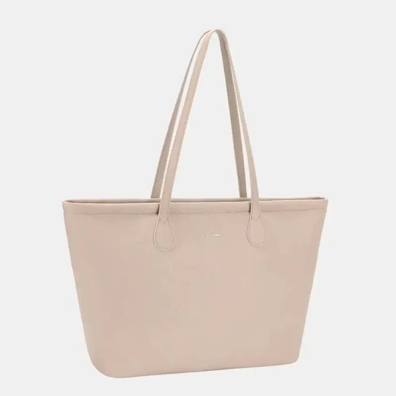 David Jones PU Leather Tote Bag - Gravel / One Size - Bags