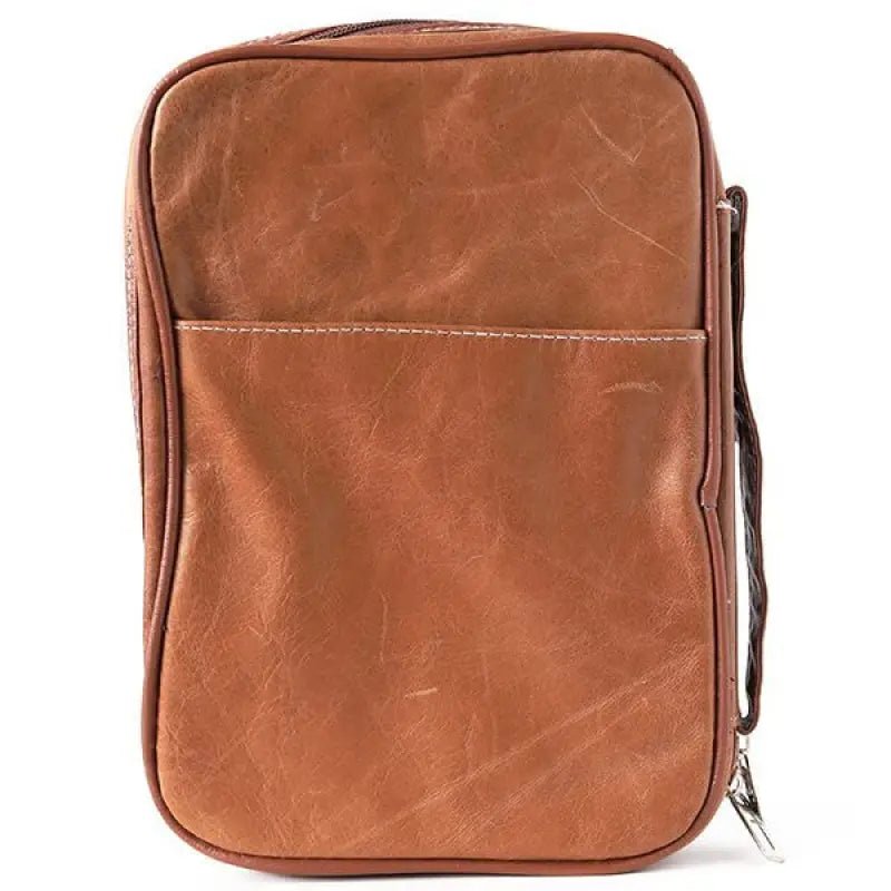 Dicksons Genuine Leather Stitched Cross Bible Cover | Bible Covers | 3