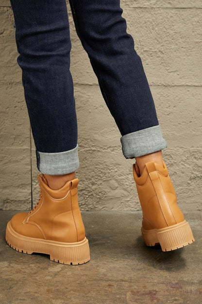 East Lion Corp Platform Combat Boots | Boots | 6