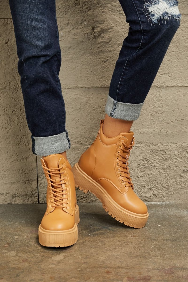 East Lion Corp Platform Combat Boots | Boots | 1