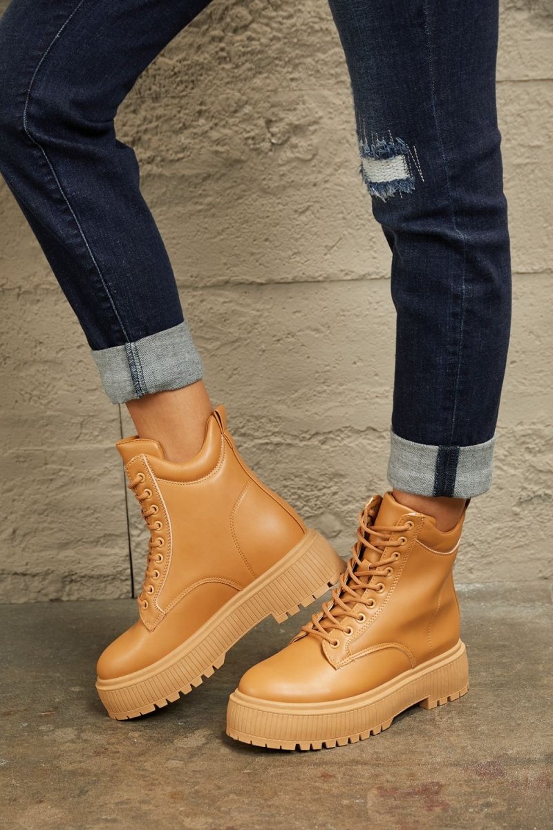 East Lion Corp Platform Combat Boots | Boots | 4