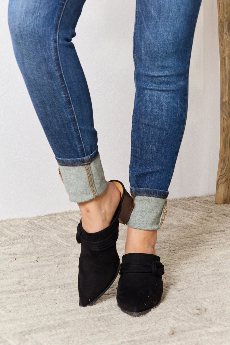 East Lion Corp Pointed - Toe Braided Trim Mules | Mules | 1