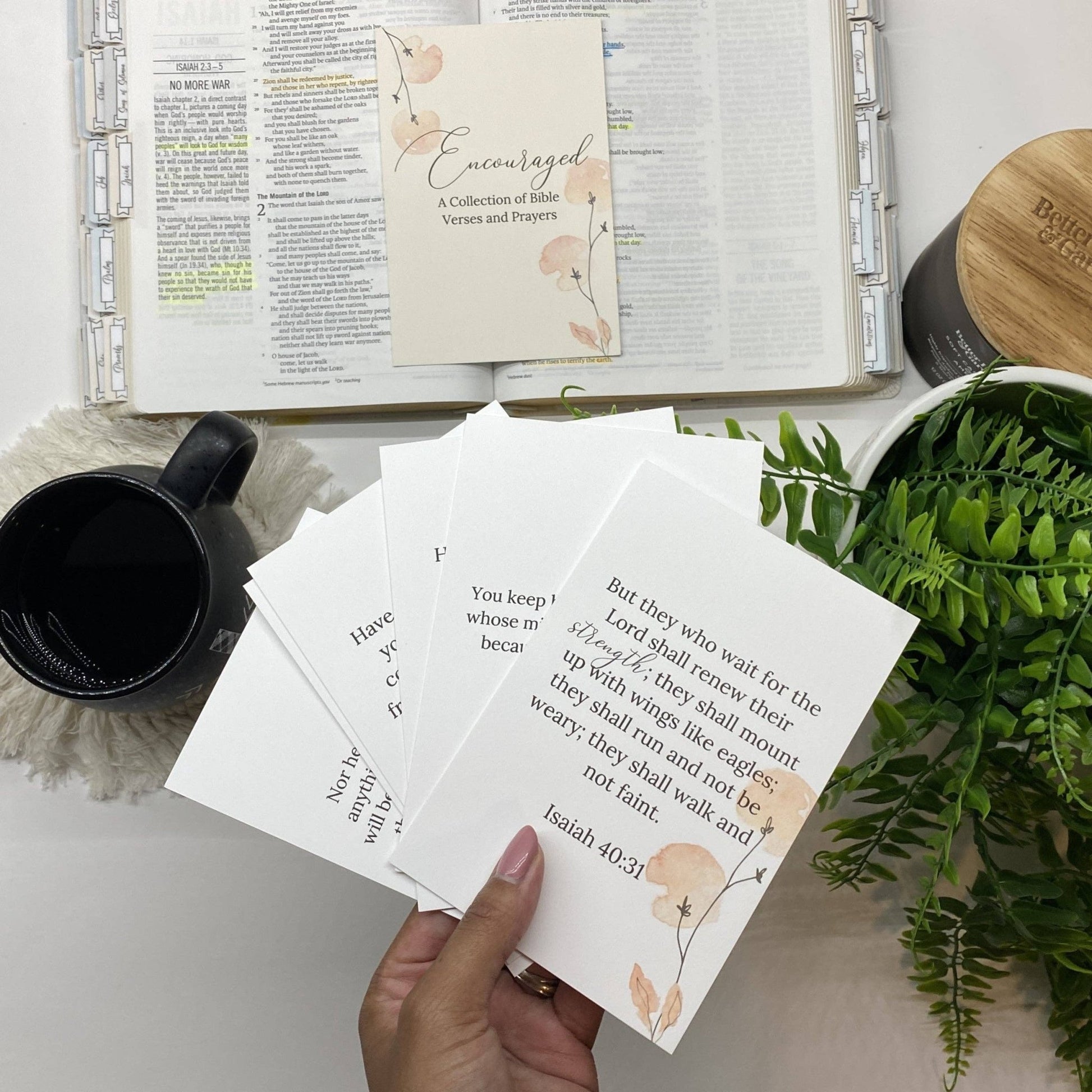 Encouraging Bible Verse and Prayer Cards | 2FruitBearers