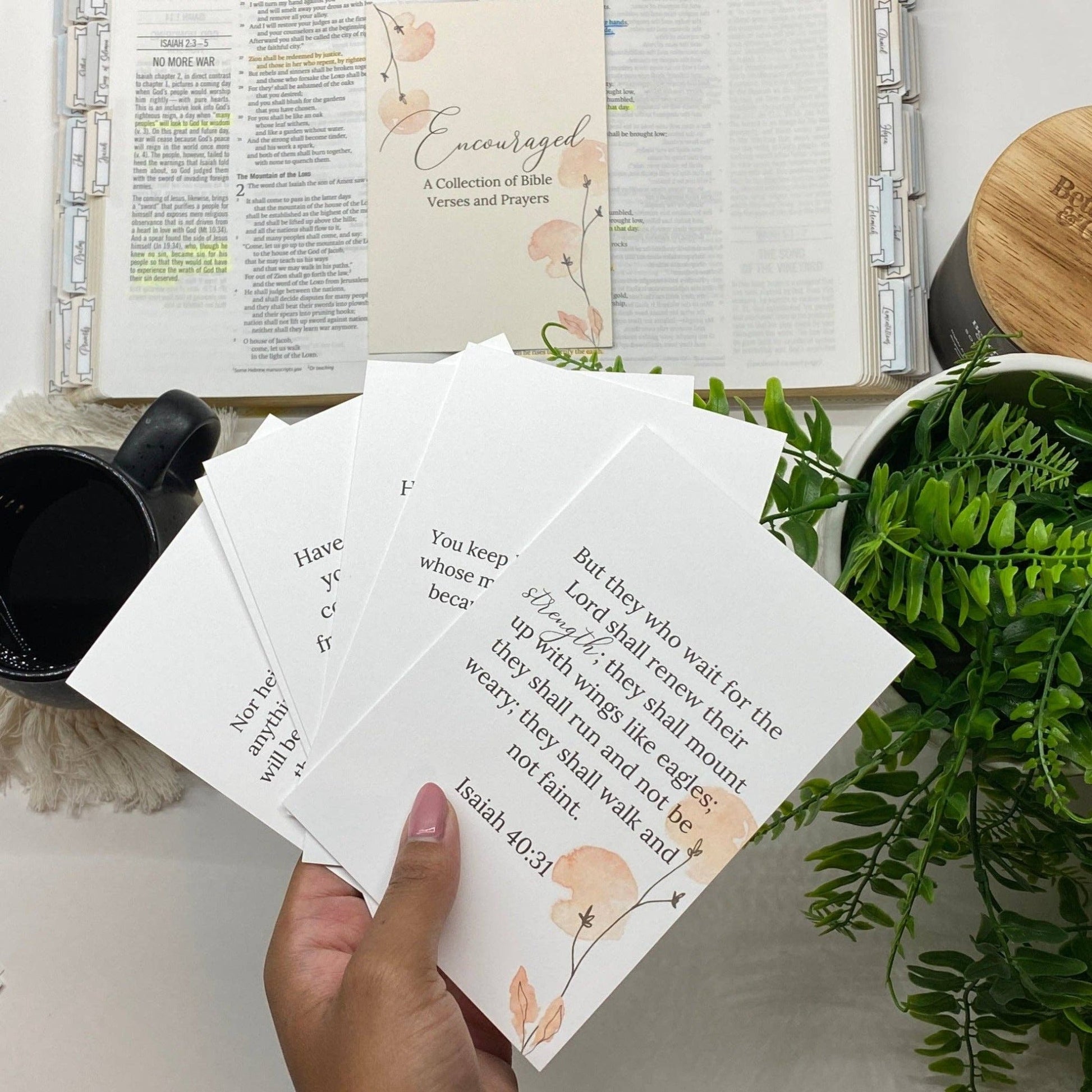 Encouraging Bible Verse and Prayer Cards | 2FruitBearers