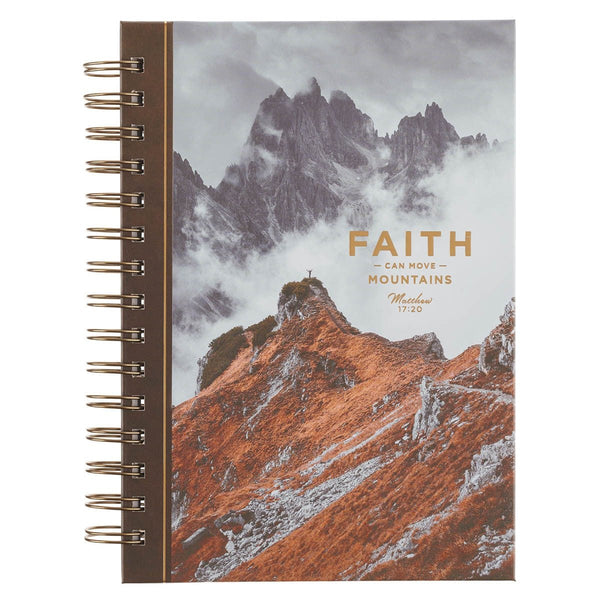 Faith Can Move Mountains Spiral Journal – Matthew 17:20 | Journals | 1