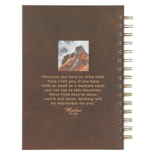 Faith Can Move Mountains Spiral Journal – Matthew 17:20 | Journals | 2