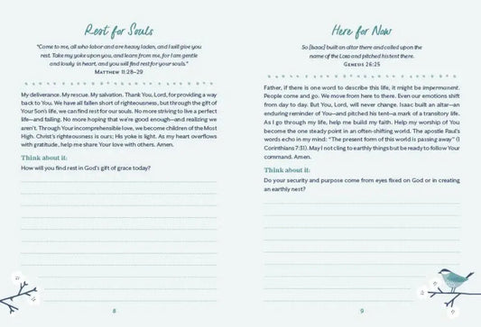 Faithful in Prayer: 3-Minute Devotional Prayer Journal - Devotionals open journal pages