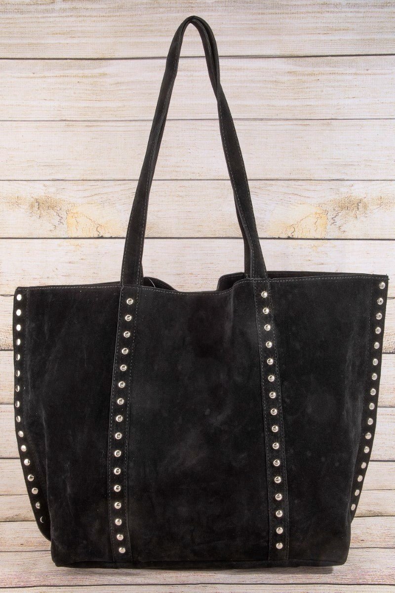 Fame Large Studded Trim Tote Bag | Bags | 1