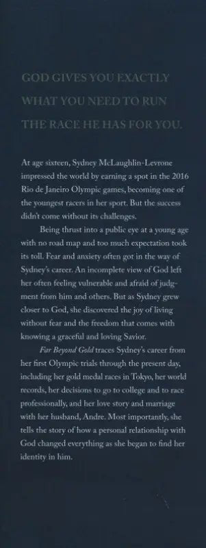 Far Beyond Gold: Running from Fear to Faith - Non-Fiction