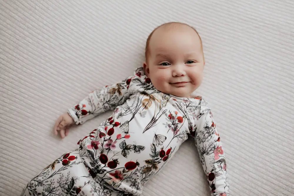 Floral Girls Kids Pajamas by Three Little Tots - Baby Pajamas