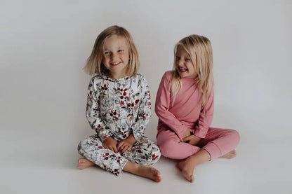 Floral Girls Kids Pajamas by Three Little Tots - Baby Pajamas