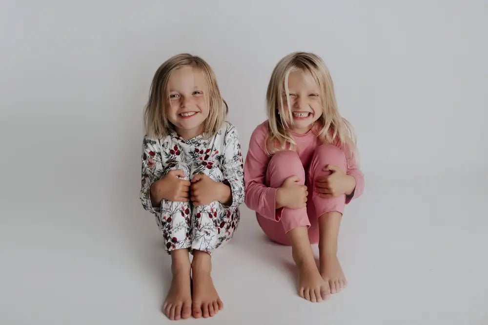 Floral Girls Kids Pajamas by Three Little Tots - Baby Pajamas