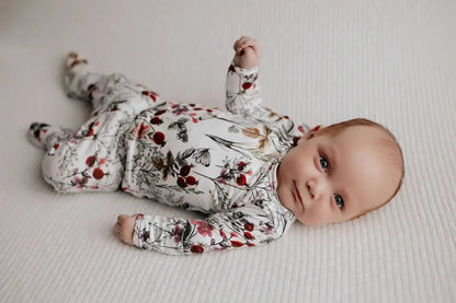 Floral Girls Kids Pajamas by Three Little Tots - Baby Pajamas