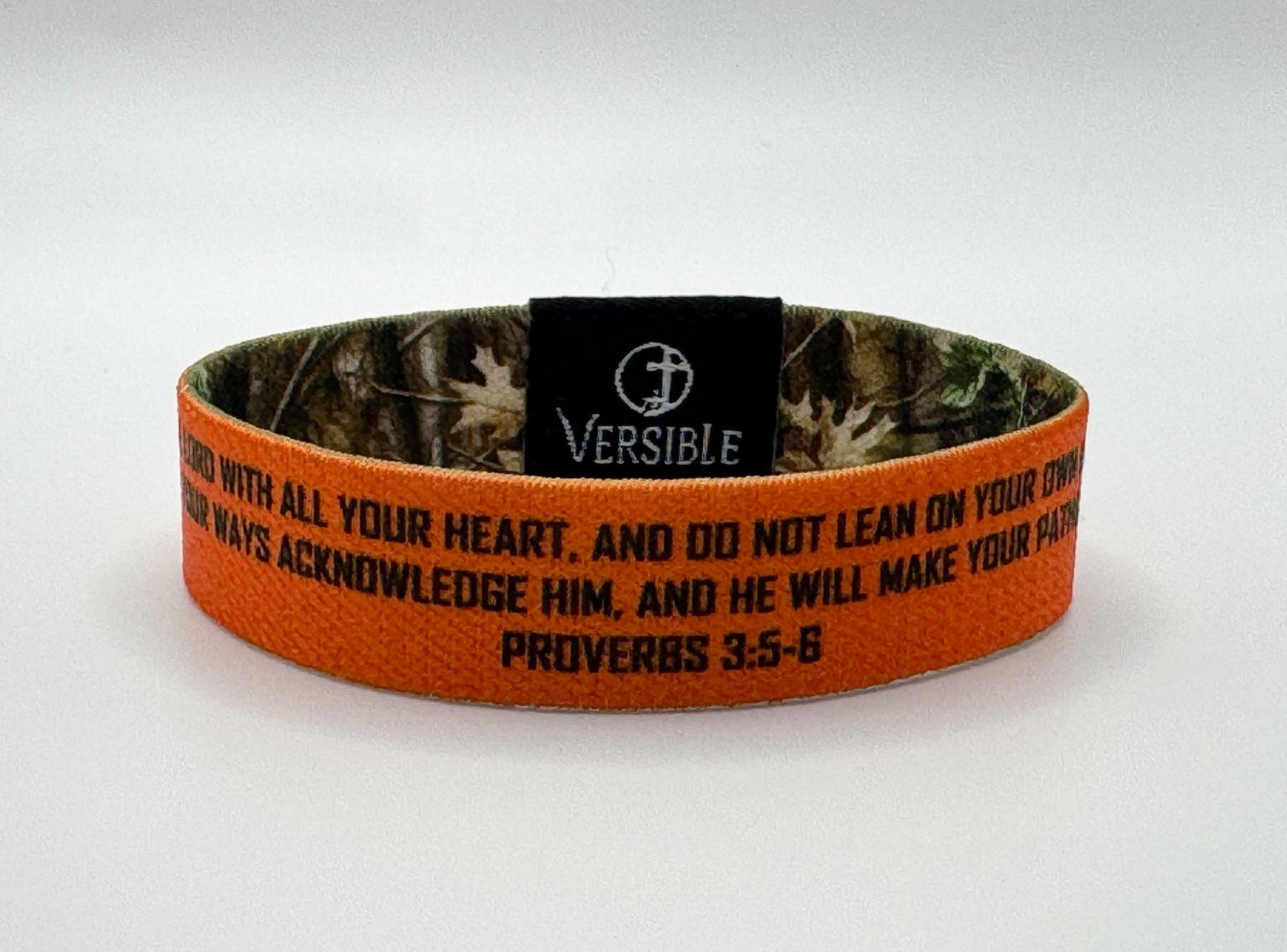 Forest Camo - Proverbs 3:5-6 Wristband | 2FruitBearers