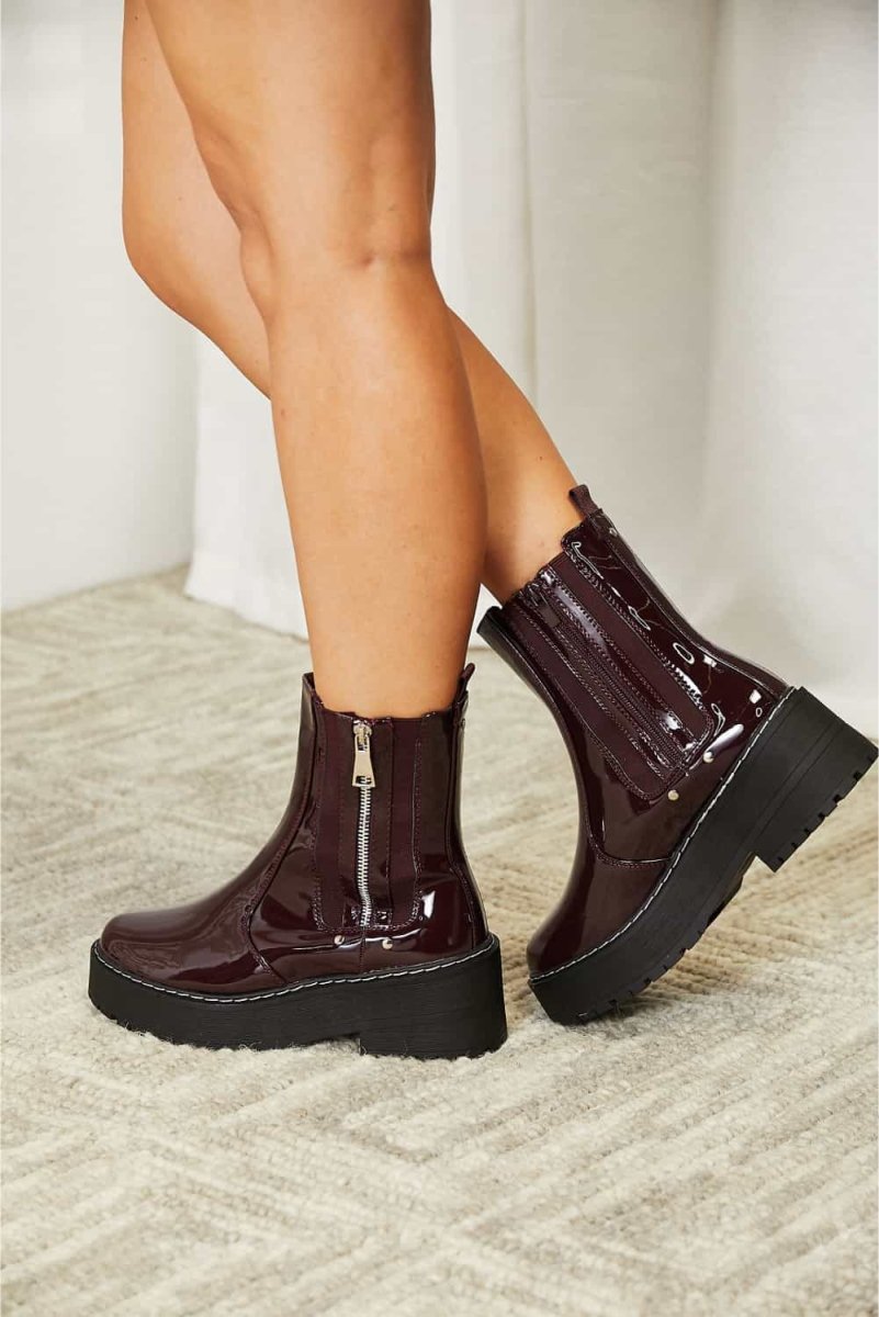 Forever Link Side Zip Platform Boots | Boots | 3