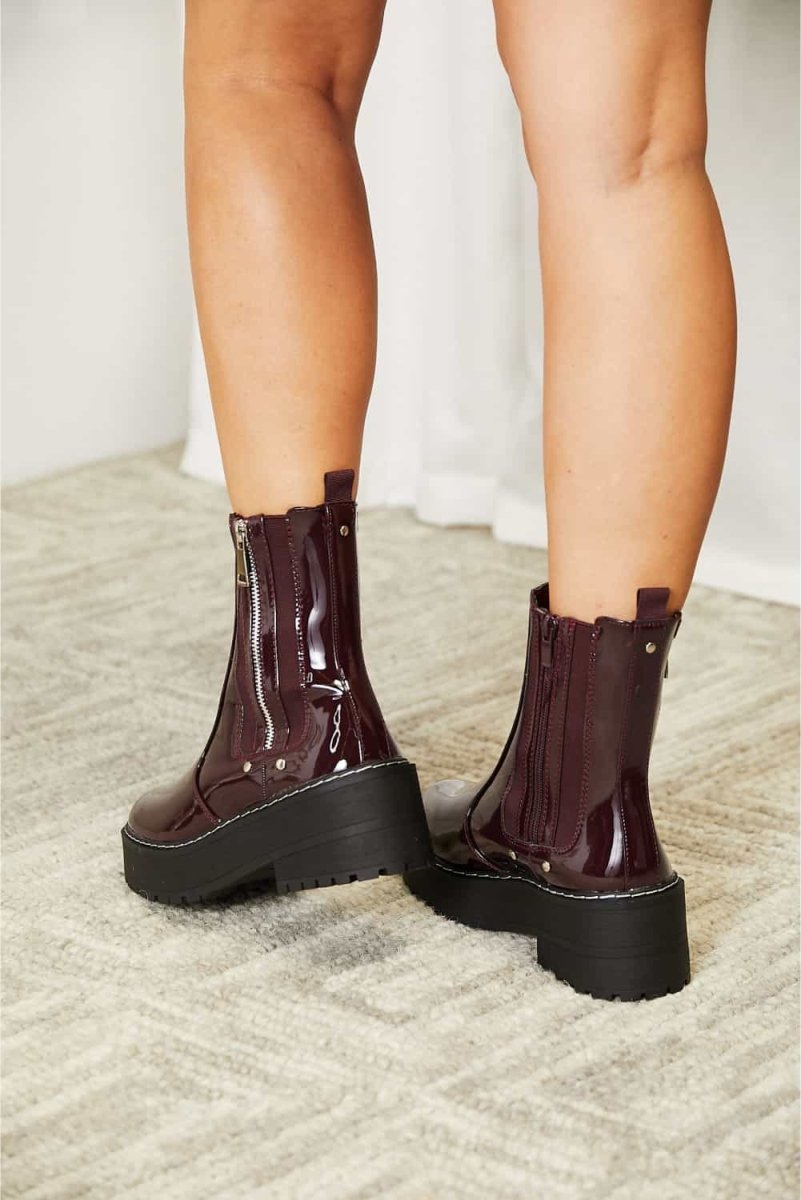 Forever Link Side Zip Platform Boots | Boots | 6