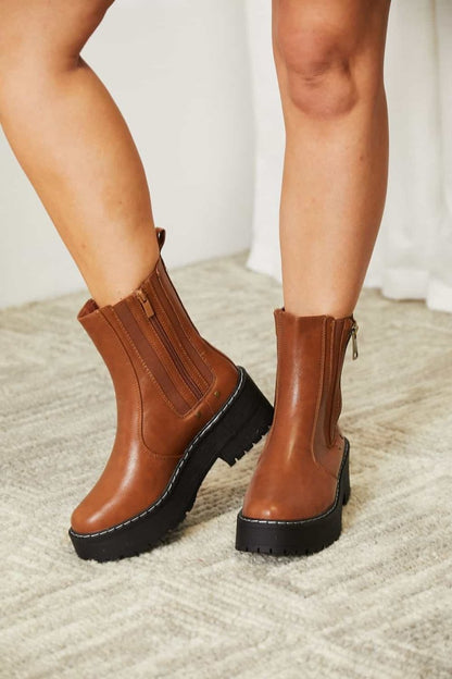 Forever Link Side Zip Platform Boots | Boots | 4