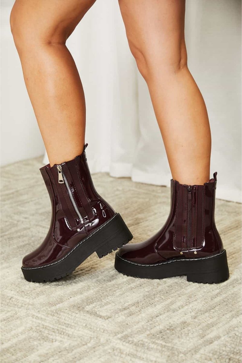 Forever Link Side Zip Platform Boots | Boots | 4