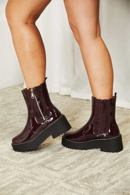 Forever Link Side Zip Platform Boots | Boots | 4