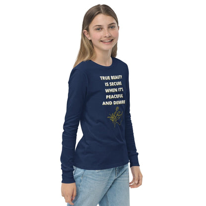 Fruit Bearers True Beauty Girl's Long Sleeve T-Shirt | T-Shirts | 12