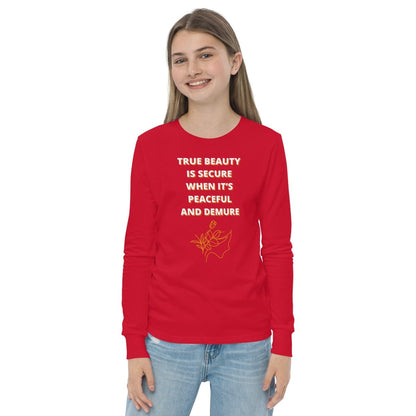 Fruit Bearers True Beauty Girl's Long Sleeve T-Shirt | T-Shirts | 14