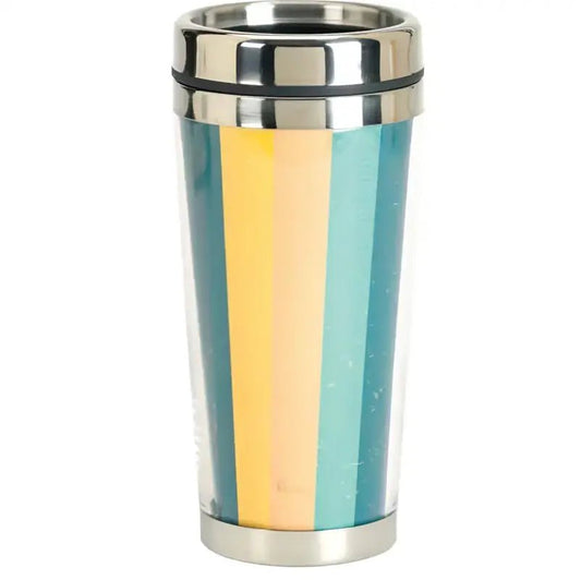 God Is Within Her Travel Mug - Polymer Mugs striped stainless steel travel mug