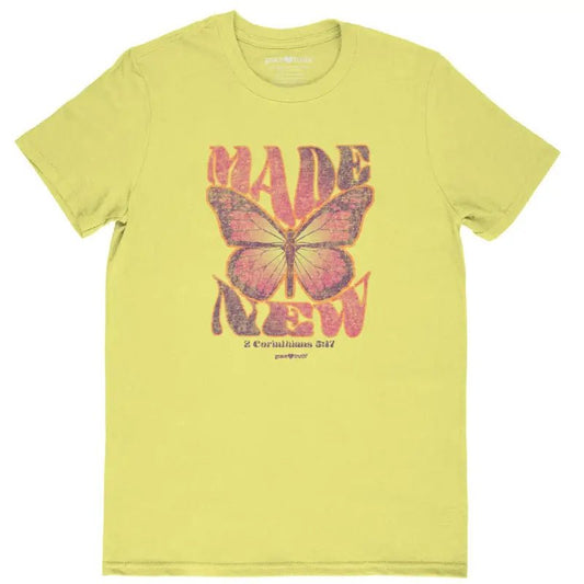 grace & truth Womens T-Shirt Made New Butterfly - Women’s T-Shirts