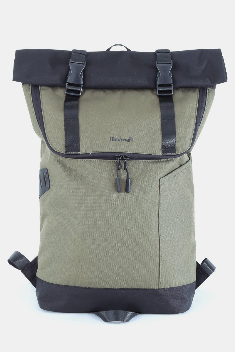 Himawari Contrast Waterproof Canvas Backpack Bag | Purses | 6