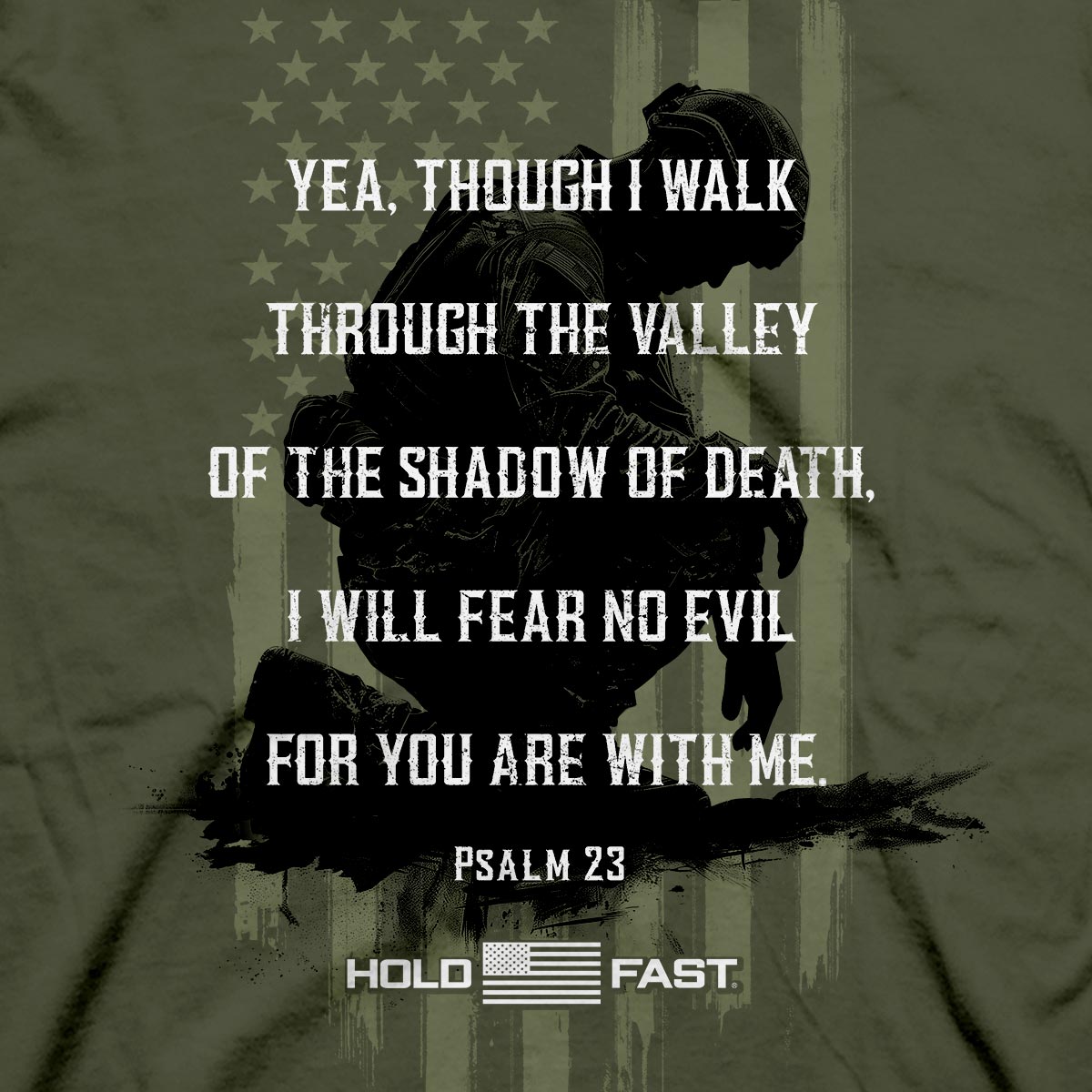 HOLD FAST Men’s Christian T-Shirt – Psalm 23 | Men's T-Shirts | 3