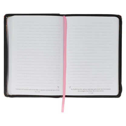 Hope and a Future Midnight Botanical Faux Leather Journal with Zipper Closure | Journals | 3