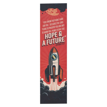 I Know The Plans Red Rocket Sunday School/Teacher Bookmark Set - Jeremiah 29:11 | Bookmarks | 1