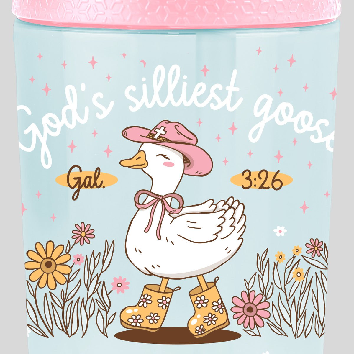 Kerusso 15 oz Silicone Straw Cup Goose & Lamb (2 Pack) | Kids Cups | 5