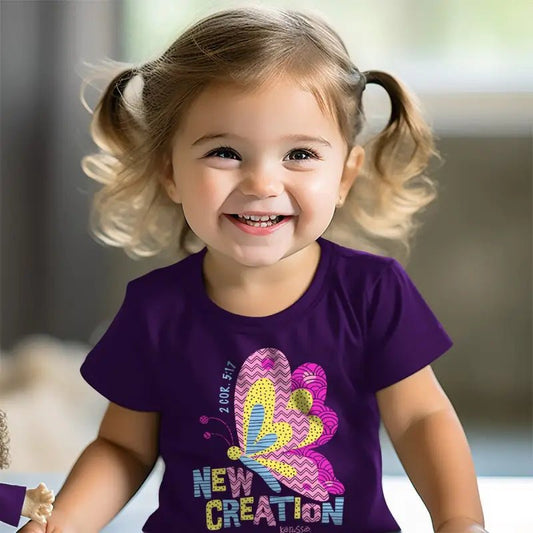 Kerusso Butterfly Christian Girls T-Shirt | Kids T-Shirts | 1